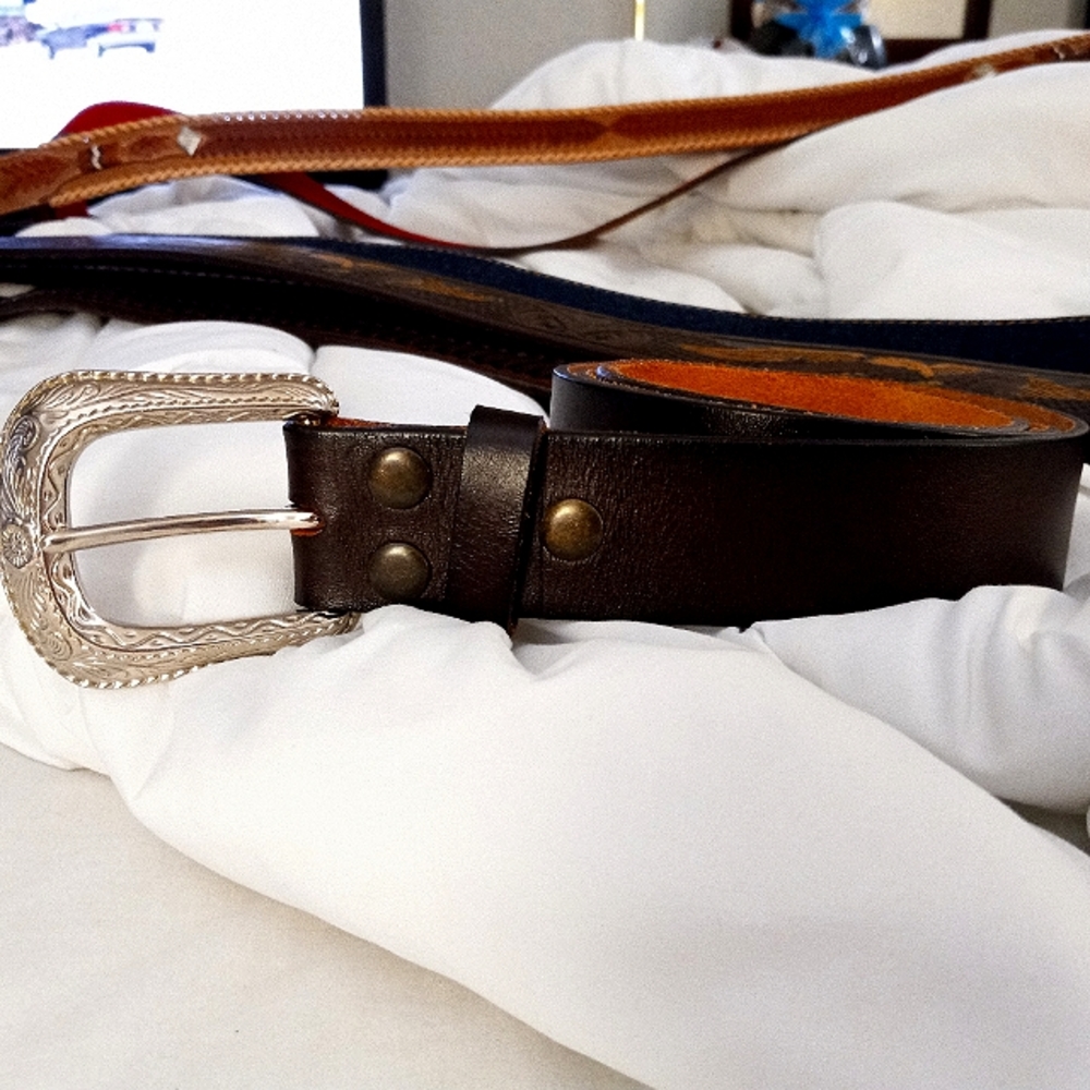 Men's NFET Leather Belt